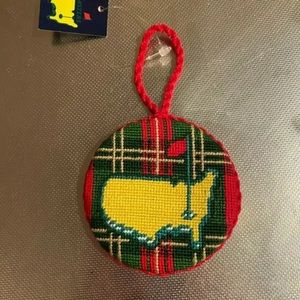 Masters by Smathers & Branson Holiday Tartan Ornament Augusta Christmas golf